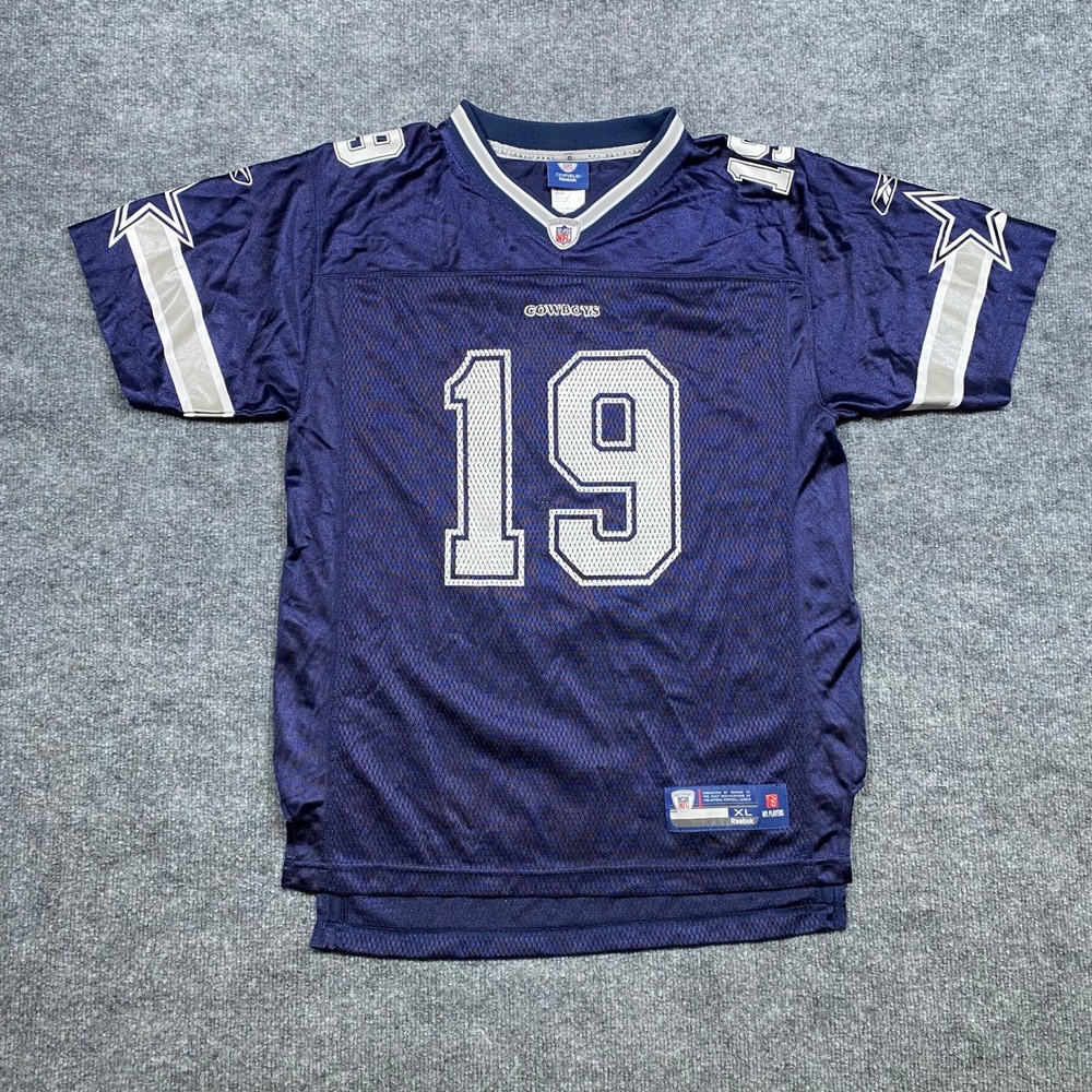 Reebok Dallas Cowboys Miles Austin 19 NFL Jersey Youth XL Navy Blue Football